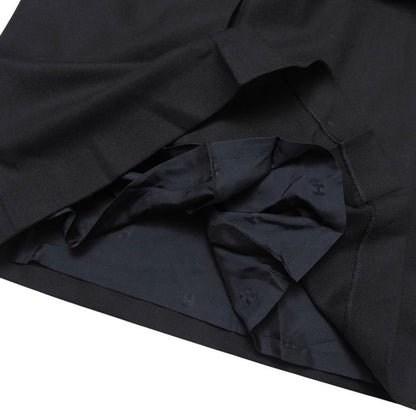 Hermes Skirt Size 34 Belted Inverted Pleats Knee Length Made In France