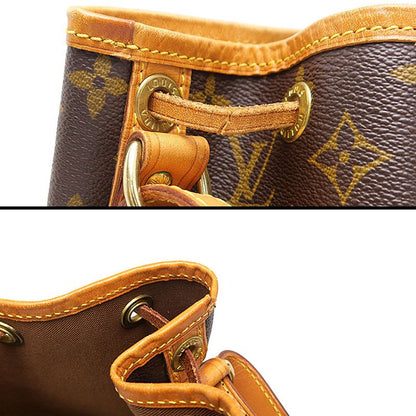 Louis Vuitton Monogram Petite Noe M42226 Shoulder Bag Drawstring Shape