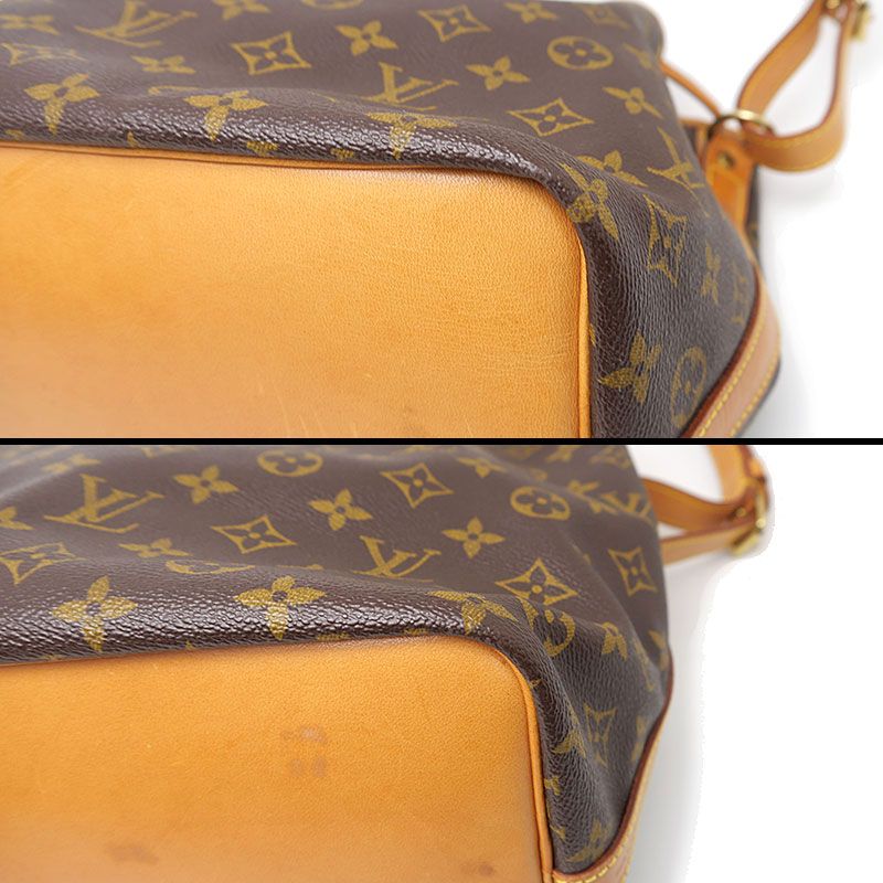 Louis Vuitton Monogram Petite Noe M42226 Shoulder Bag Drawstring Shape