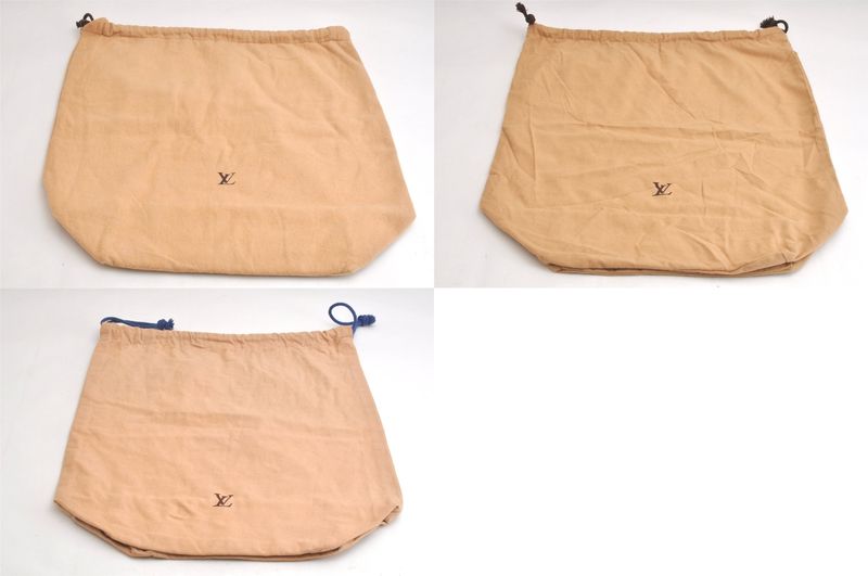 Louis Vuitton Dust Bag 10 Sets Cotton Beige 10.2 X 19.7 X 7.1 (4.02 X 7.76 X
