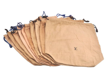 Louis Vuitton Dust Bag 10 Sets Cotton Beige 10.2 X 19.7 X 7.1 (4.02 X 7.76 X