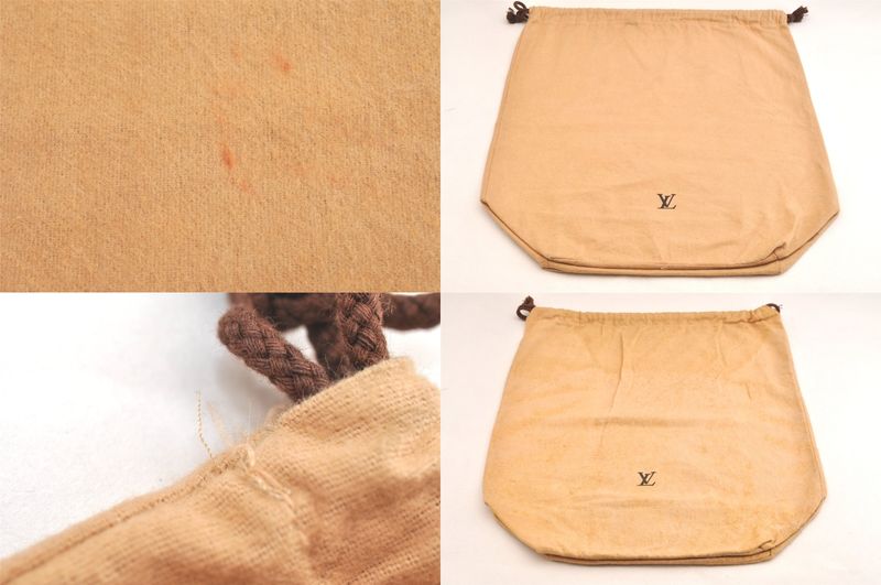 Louis Vuitton Dust Bag 10 Sets Cotton Beige 10.2 X 19.7 X 6.3 (4.02 X 7.76 X
