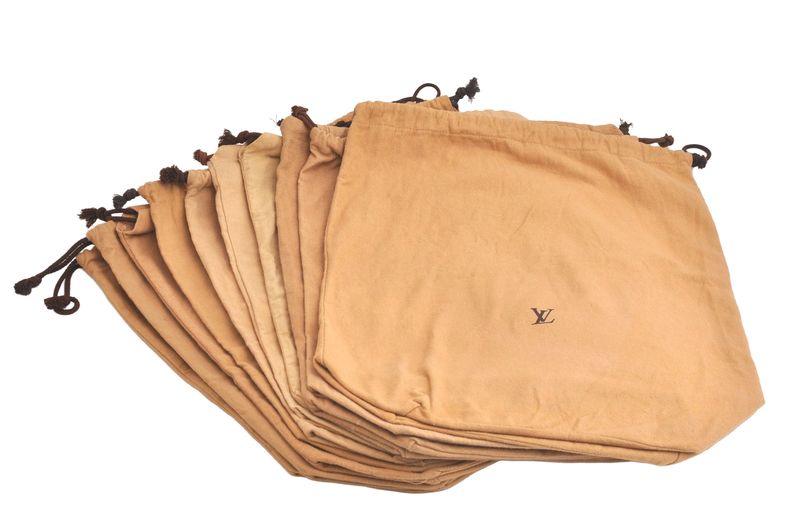 Louis Vuitton Dust Bag 10 Sets Cotton Beige 10.0 X 19.1 X 0.4 (3.94 X 7.52 X