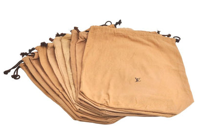 Louis Vuitton Dust Bag 10 Sets Cotton Beige 10.0 X 19.1 X 0.4 (3.94 X 7.52 X