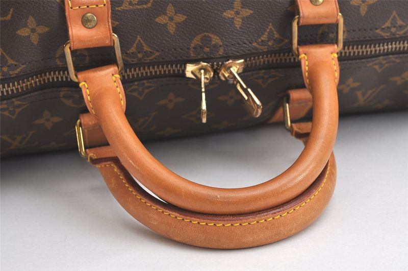 Louis Vuitton Monogram Keepall 50 Travel Boston Bag M41426 LV 4075n