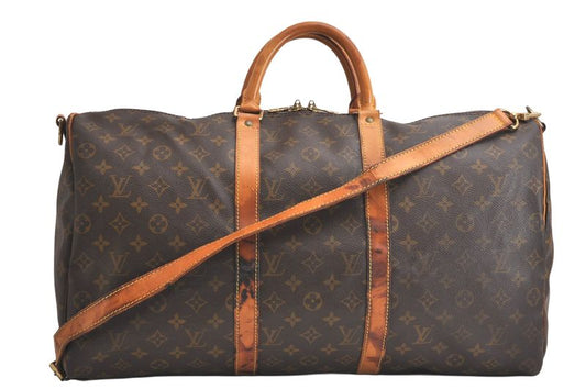 Louis Vuitton Monogram Keepall Bandouliere 50 M41416 Boston Bag 4111n