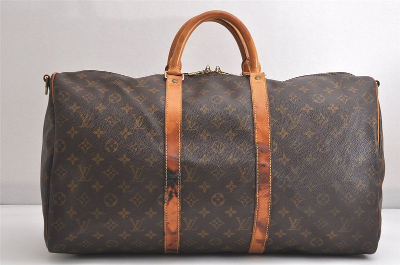 Louis Vuitton Monogram Keepall Bandouliere 50 M41416 Boston Bag 4111n