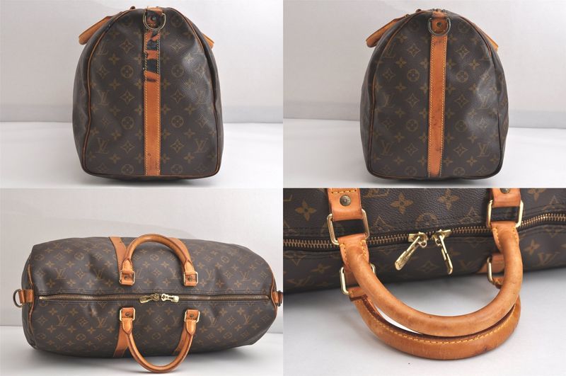 Louis Vuitton Monogram Keepall Bandouliere 50 M41416 Boston Bag 4111n
