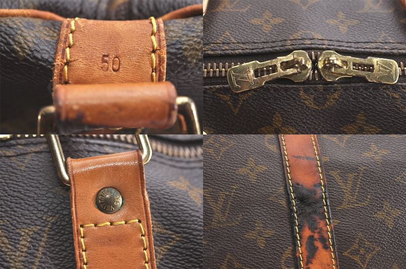Louis Vuitton Monogram Keepall Bandouliere 50 M41416 Boston Bag 4111n