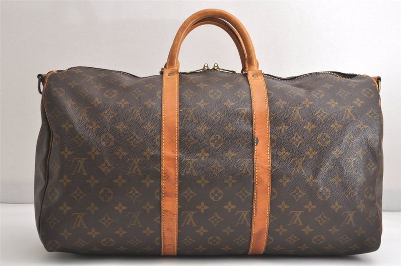Louis Vuitton Monogram Keepall Bandouliere 50 M41416 Boston Bag 4111n