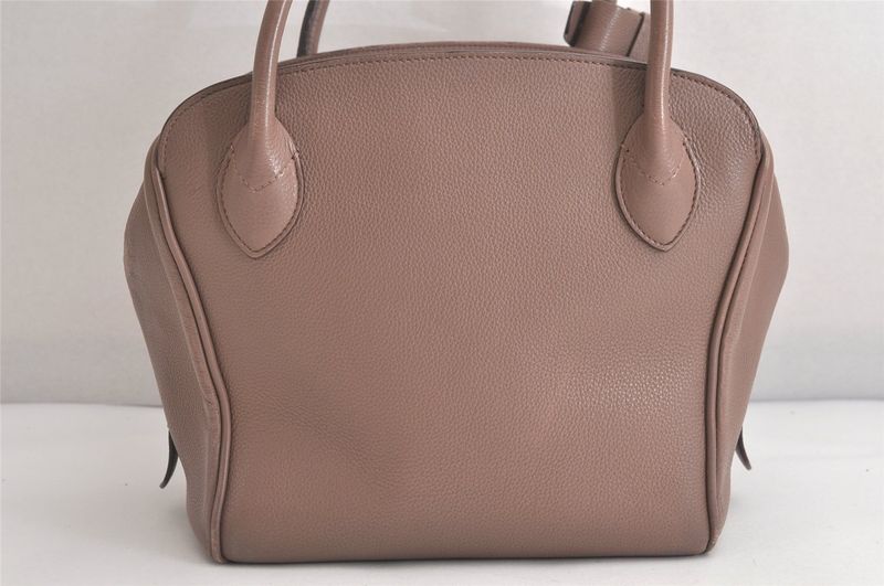 Louis Vuitton Taurillon Haute Maroquinelli Mirallis Handbag Beige LV 4132n