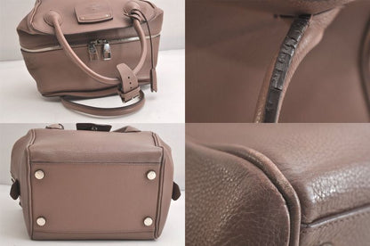 Louis Vuitton Taurillon Haute Maroquinelli Mirallis Handbag Beige LV 4132n