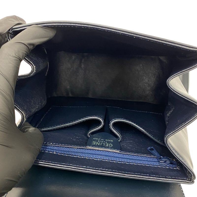 Celine Vintage Logo Star Ball Hardware Calf Leather Mini