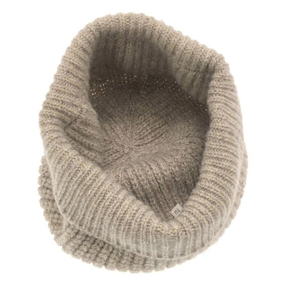 Celine Triomphe Patch Knit Hat Seamless Cashmere 2aa32384d Beige Tu