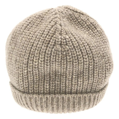 Celine Triomphe Patch Knit Hat Seamless Cashmere 2aa32384d Beige Tu