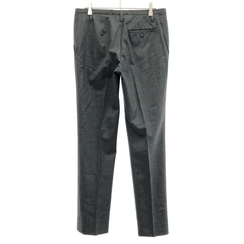 Prada Virgin Wool Slacks Pants Gray 40