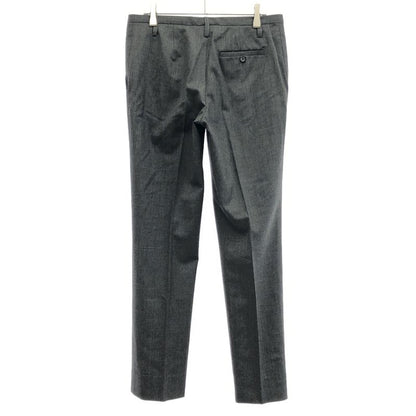 Prada Virgin Wool Slacks Pants Gray 40