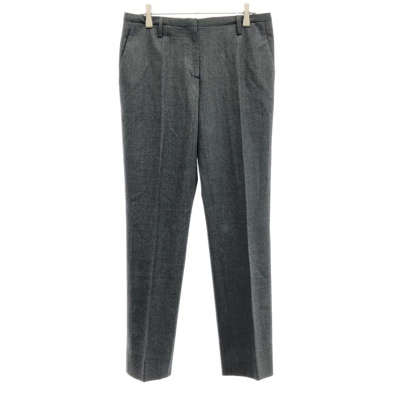 Prada Virgin Wool Slacks Pants Gray 40