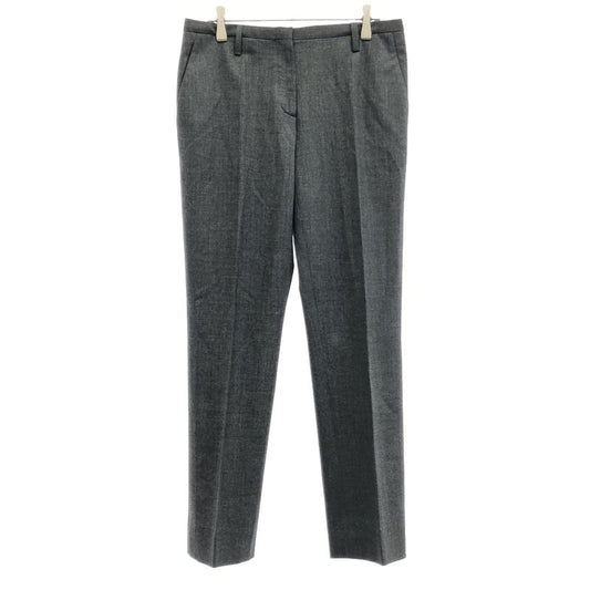 Prada Virgin Wool Slacks Pants Gray 40