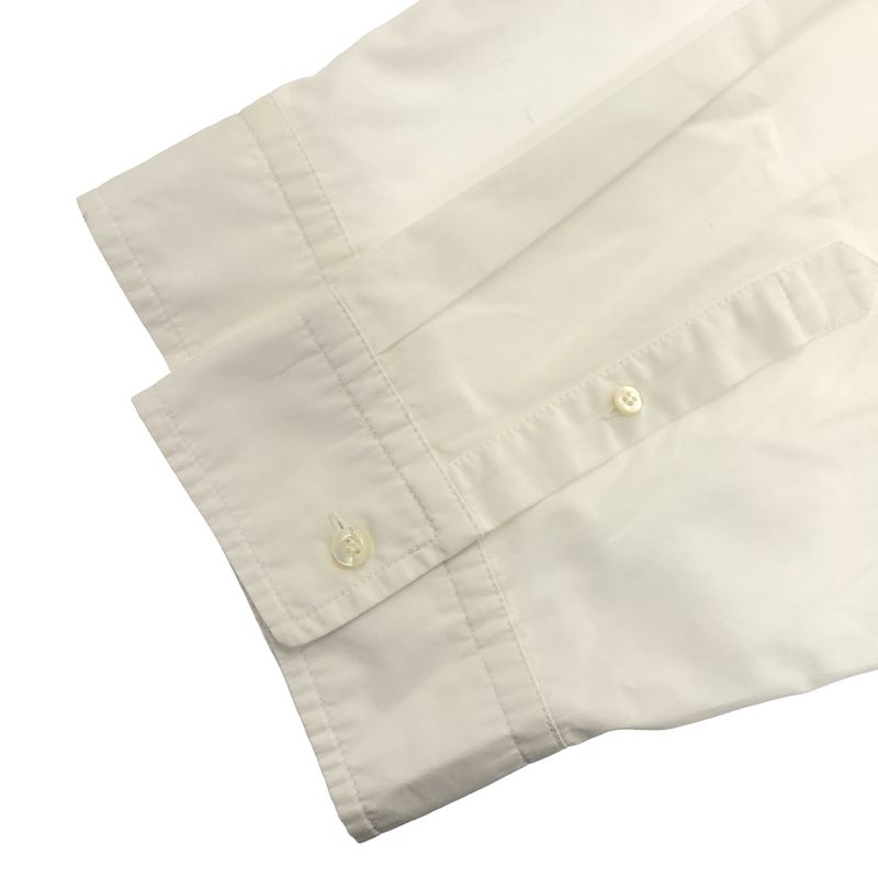 Balenciaga 21aw Asymmetrical Overshirt 663034 White XS