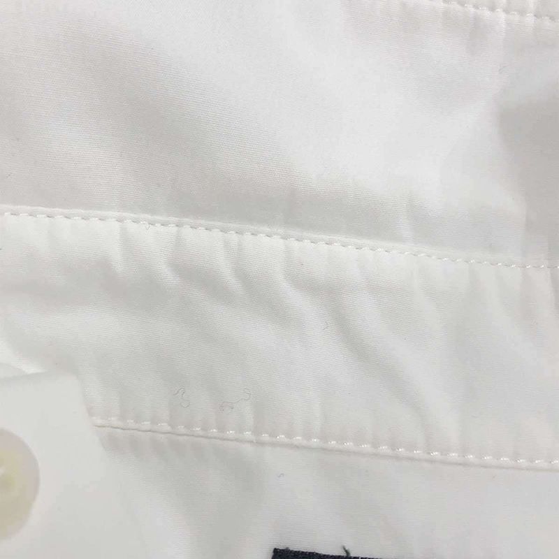 Balenciaga 21aw Asymmetrical Overshirt 663034 White XS