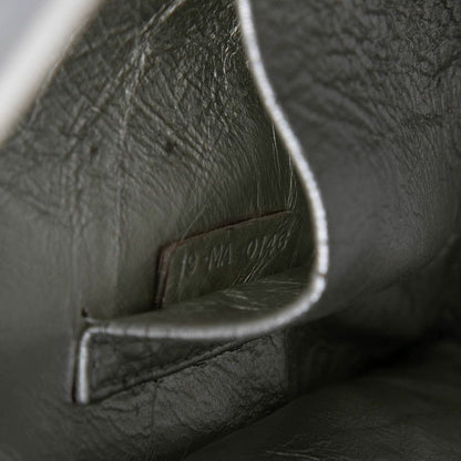 Diorever Dior Ever Tote Bag Shoulder Bag 2WAY Silver Leather Women's Dior