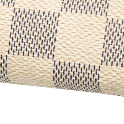 Louis Vuitton Damier Azure Eva Chain Shoulder Bag N55214 White PVC Leather