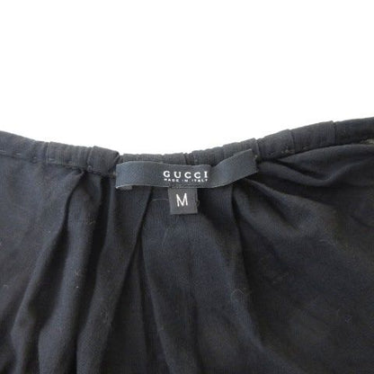 Gucci Cut And Sewn Gathered Long Sleeves Black M