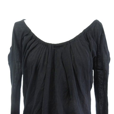 Gucci Cut And Sewn Gathered Long Sleeves Black M