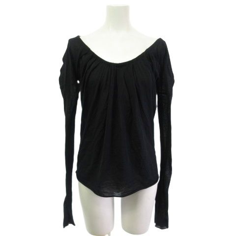 Gucci Cut And Sewn Gathered Long Sleeves Black M