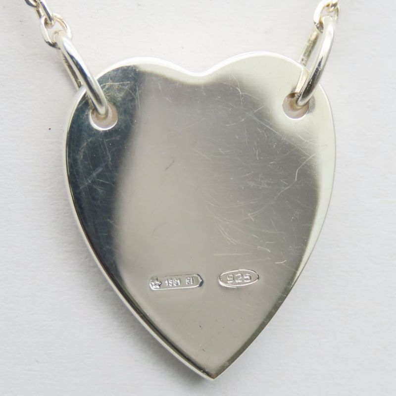 Gucci Necklace Trade Plate 925 Silver Approx 7.9g Silver Heart Accessory