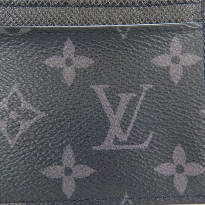 Louis Vuitton Coin Case Coin Card Holder M30271 Monogram Eclipse Taiga Noir