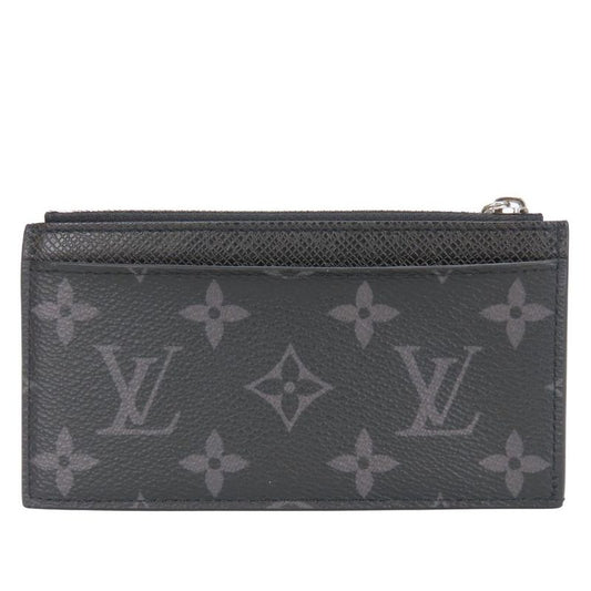 Louis Vuitton Coin Case Coin Card Holder M30271 Monogram Eclipse Taiga Noir