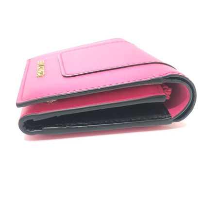 Bvlgari Bulgari Trifold Wallet Serpenti 288858 Leather Pink