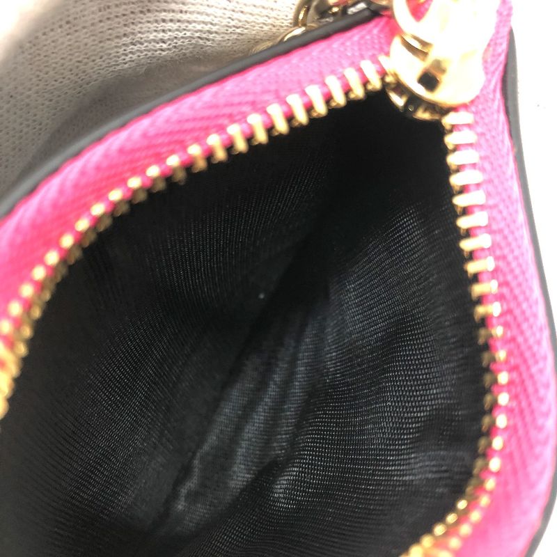 Bvlgari Bulgari Trifold Wallet Serpenti 288858 Leather Pink