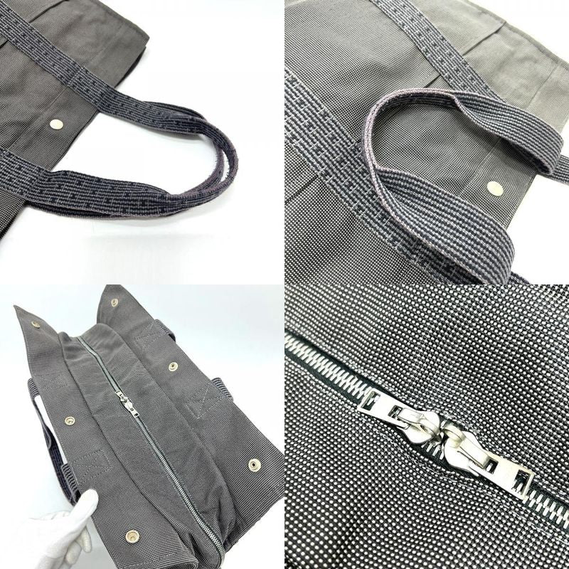 Hermes Tote Bag Yale Line Tote GM Yale Line Tote GM Canvas Gray