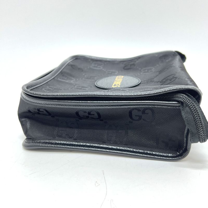 Gucci Pouch Off The Grid Travel Pouch 674801 Nylon/leather Black