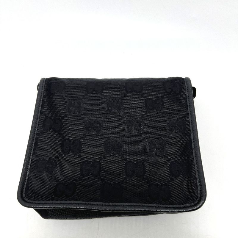 Gucci Pouch Off The Grid Travel Pouch 674801 Nylon/leather Black