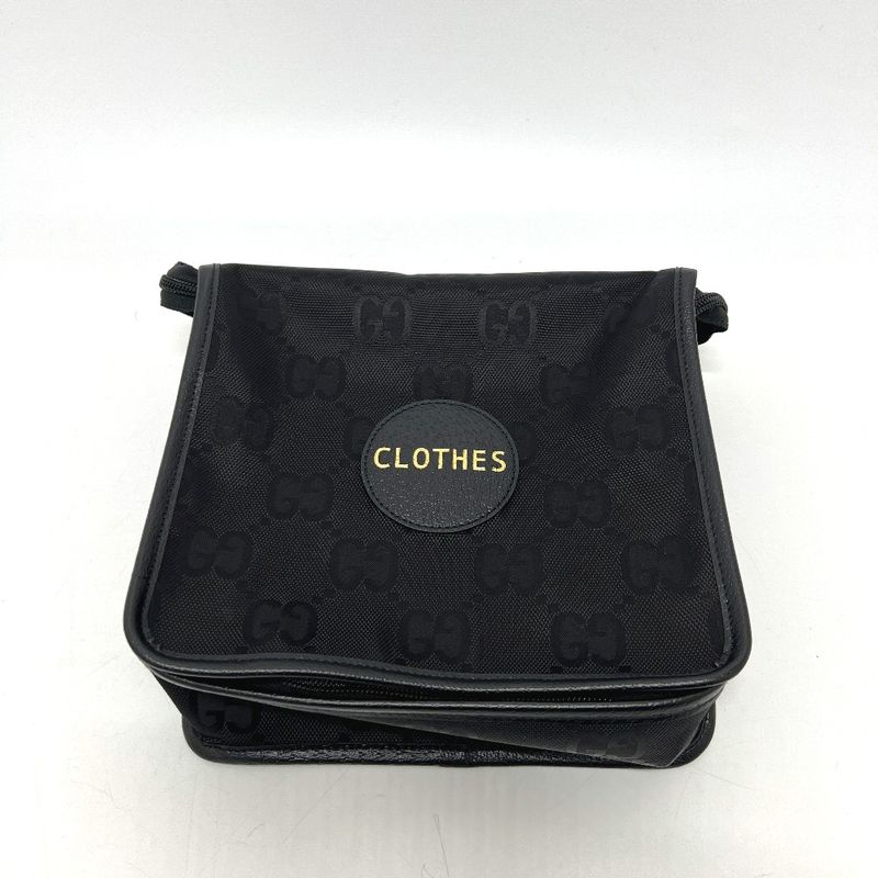 Gucci Pouch Off The Grid Travel Pouch 674801 Nylon/leather Black
