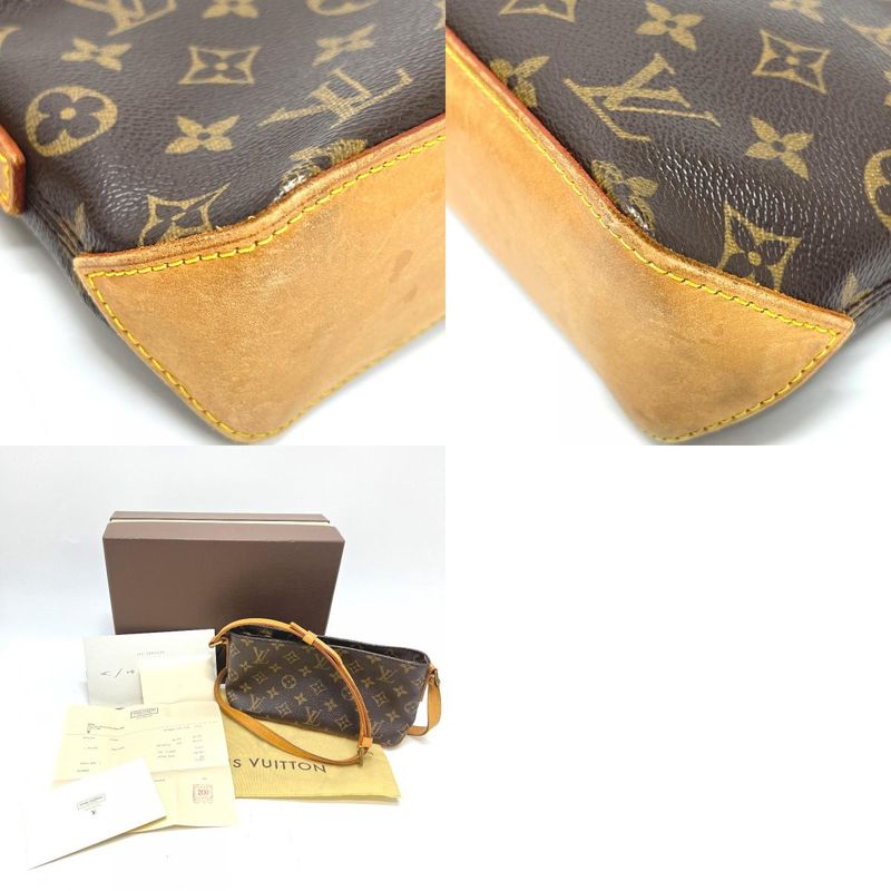 Louis Vuitton Shoulder Bag Trotter M51240 Monogram Canvas Brown