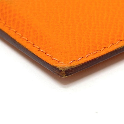 Hermes Card Case Flat Vaux Epson Orange
