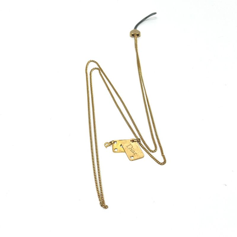 DIOR Strap Playing Cards Metal Gold