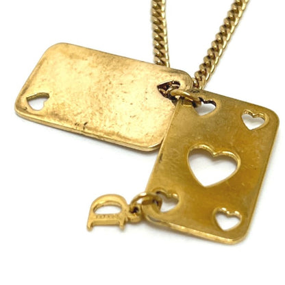 DIOR Strap Playing Cards Metal Gold