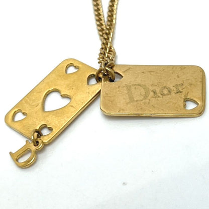 DIOR Strap Playing Cards Metal Gold