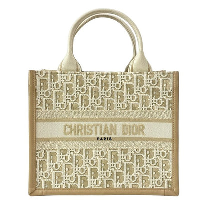 Dior/christian Dior Tote Book Tote Small Bag M1325czbb_m925 Beige And Ivory