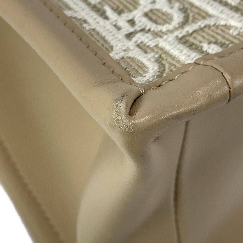 Dior/christian Dior Tote Book Tote Small Bag M1325czbb_m925 Beige And Ivory