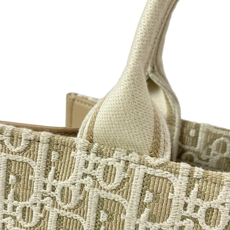 Dior/christian Dior Tote Book Tote Small Bag M1325czbb_m925 Beige And Ivory