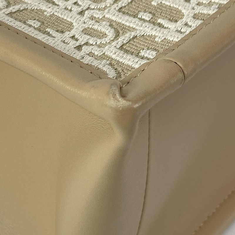 Dior/christian Dior Tote Book Tote Small Bag M1325czbb_m925 Beige And Ivory
