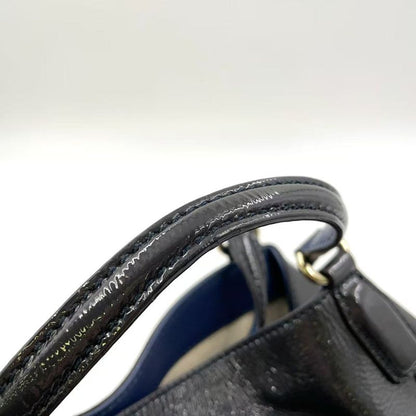 Gucci Soho Interlocking G Shoulder Strap Not Included Enamel Leather Purple