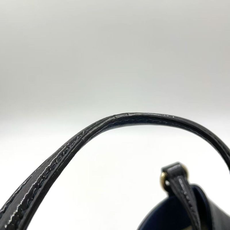 Gucci Soho Interlocking G Shoulder Strap Not Included Enamel Leather Purple